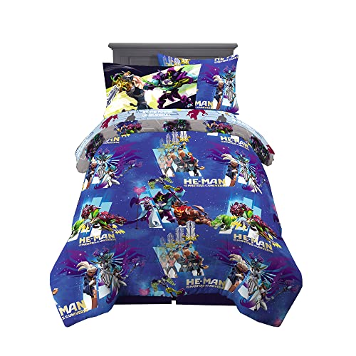 Franco Aduoke Kids Bedding Super Soft Comforter and Sheet Set with Sham, 5 Piece Twin Size, He-Man and The Masters of The Universe von Franco