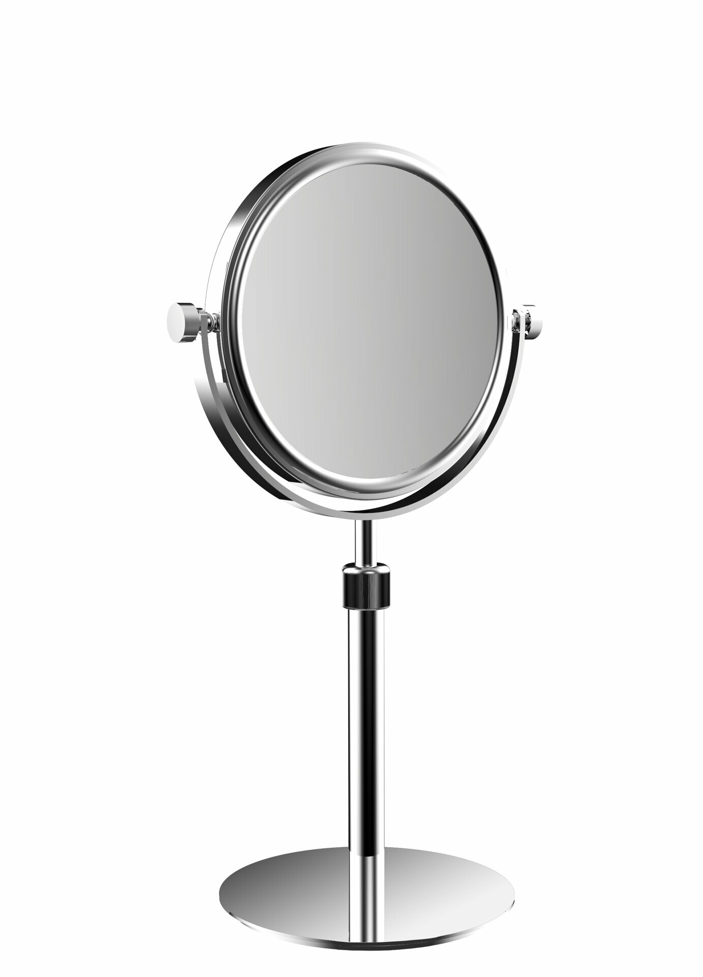 frasco Standspiegel 3-fach/1-fach, rund, D: 150 mm, verstellbar chrom 832885100 von Frasco
