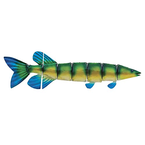 Frdun Metall-Fisch-Windspiel, abnehmbares Fisch-Styling-Windspiel, Ornamente, simulierte Fischglocke, Ornament für Gartenzubehör zum Aufhängen von Frdun