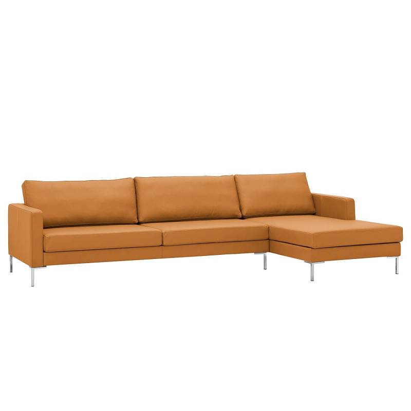 Fredriks Ecksofa Portobello Cognac Echtleder 293x75x155 cm (BxHxT) Modern von Fredriks