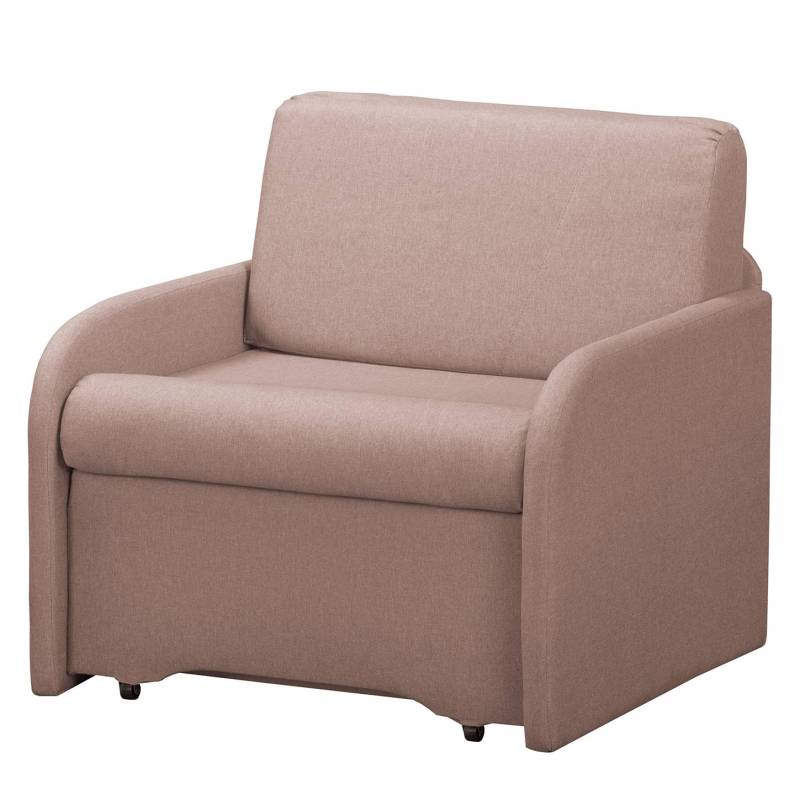 Fredriks Schlafsessel Disley II Mauve 100% Polyester mit Schlaffunktion/Bettkasten 90x84x84 cm (BxHxT) von Fredriks