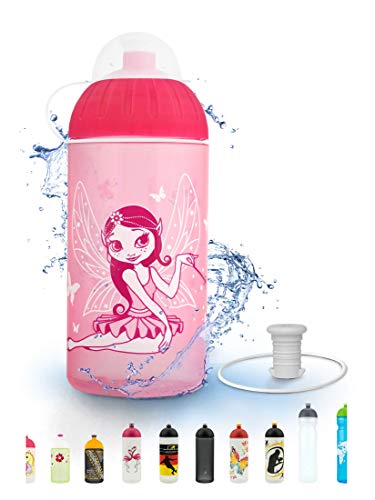 FreeWater Trinkflasche, 500 ml, Fee: schadstofffrei, spülmaschinengeeignet, auslaufsicher, langlebig von FreeWater