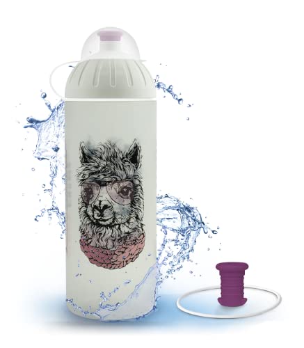 FreeWater Trinkflasche, 700ml, Lama: schadstofffrei, spülmaschinengeeignet, auslaufsicher, langlebig von FreeWater