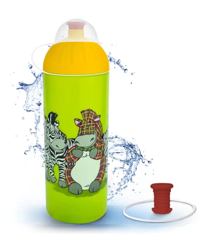 FreeWater Trinkflasche 700 ml, Why be normal?, grün: schadstofffrei, spülmaschinengeeignet, auslaufsicher, langlebig von FreeWater