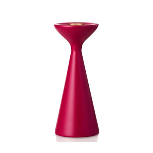Freemover - Kerzenhalter, Kerzenleuchter - Inga - Holz - Farbe: Fuchsia pink - (ØxH) 6,5 x 16 cm - M von Freemover