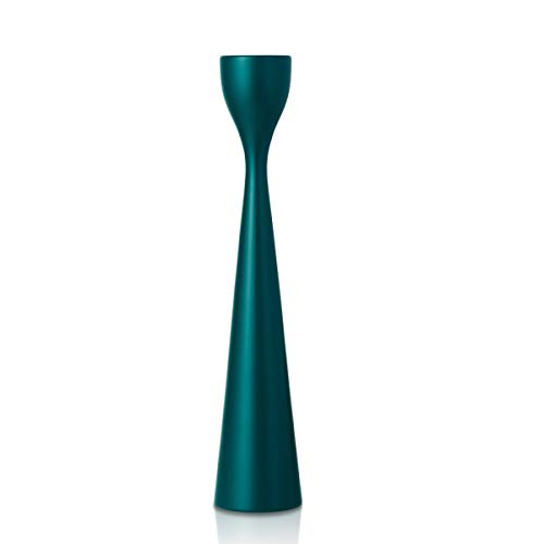 Freemover - Kerzenständer, Kerzenleuchter - Rolf - Höhe: 28 cm - Farbe: Ocean Green, Grün von Freemover