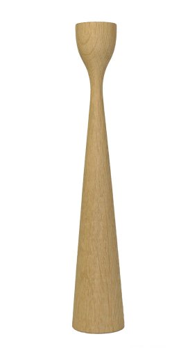 Freemover - Kerzenständer, Kerzenleuchter - Rolf - Höhe: 38cm - Farbe: Oak/Eiche von Freemover