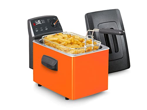 FRITEL Turbo SF 4152 orange Friteuse - Bratpfanne 3 L - Doppelheizelement von Fritel