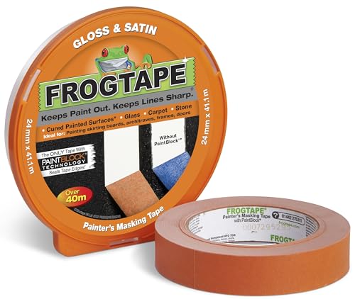 Frogtape Gloss and Satin 104200 Klebeband, 24mm x 41.1m von FROGTAPE