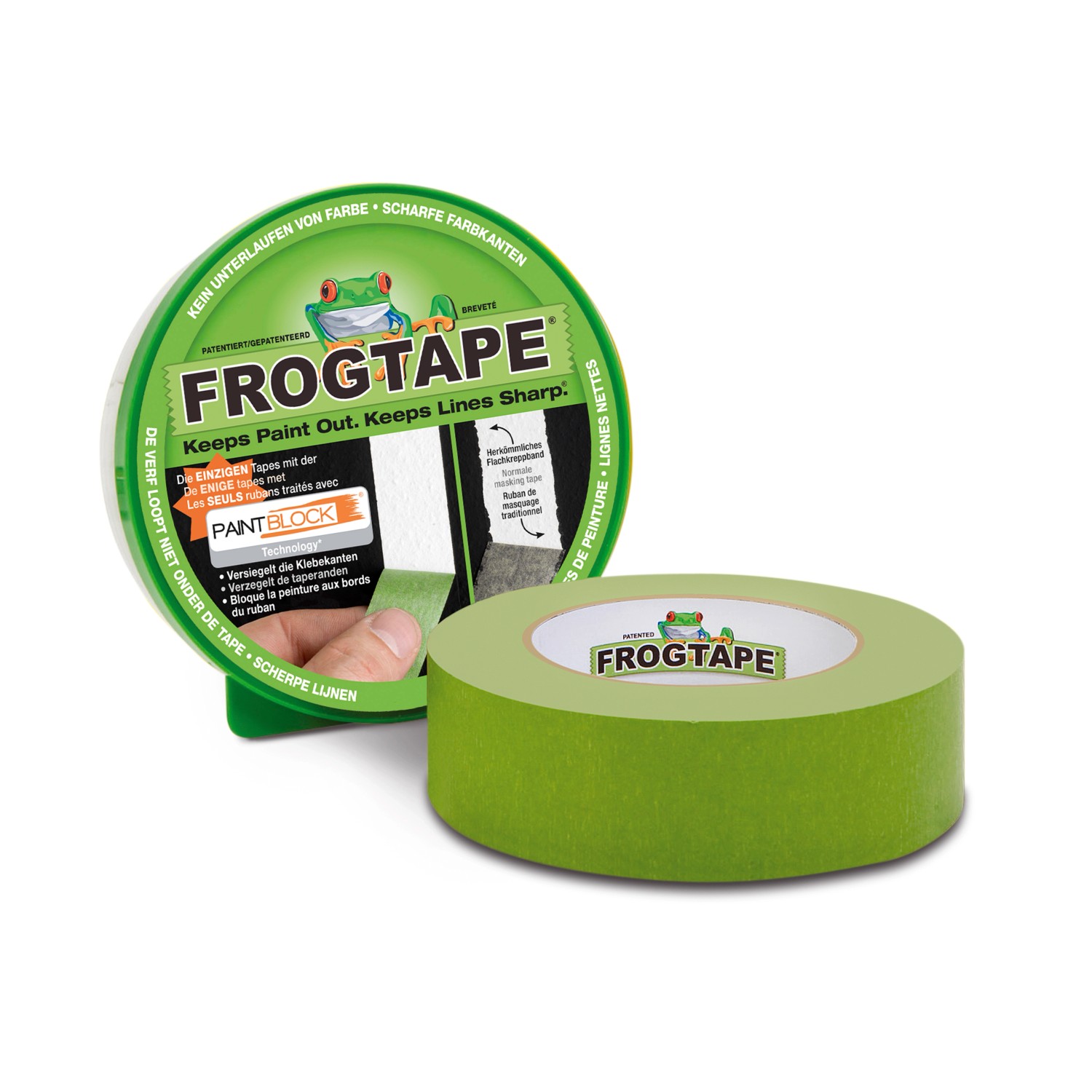 Malerkrepp Frog Tape 41,1 m x 24 mm Grün FSC® von Frogtape