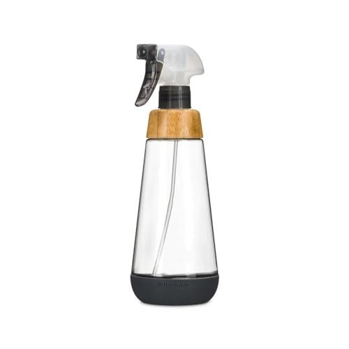Full Circle - Bottle Service - Nachhaltige Sprühflasche mit Glas und Bambus - Wassersprühflasche für Pflanzen - Reinigungsmittel Zerstäuber - B Corp Zertifiziert von Full Circle
