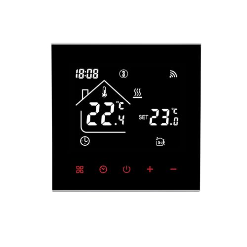 Thermostat Fussbodenheizung Smart,WiFi Raumthermostat Für Heizkessel Wasser Fußbodenheizung,raumthermostat fußbodenheizung Kompatibel mit Google Home, Alexa (Wifi-3A Kessel) von Fulluky