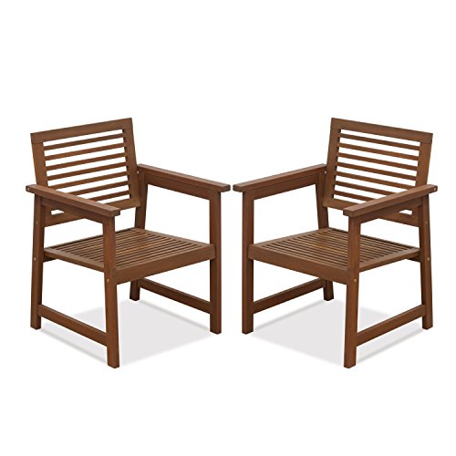 Furinno Tioman Outdoor Stuhl-Set, 56,39 x 57,4 x 81,53 cm von Furinno