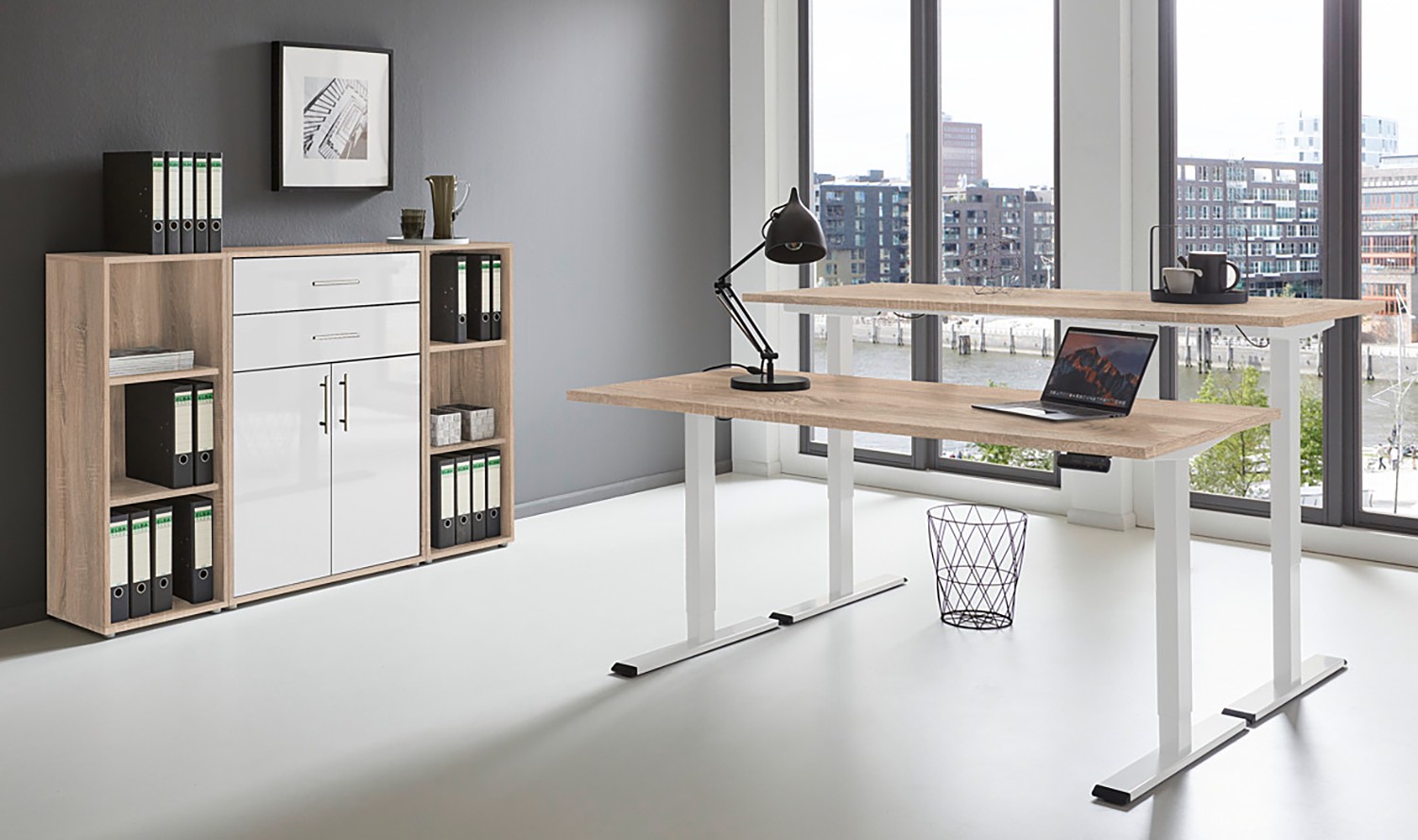 Büro-Set Avin 4-teilig Set A von Furnitive