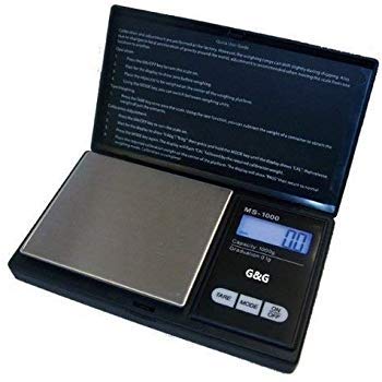 G&G MS-B 1000g/0,1g Taschenwaage Feinwaage Digitalwaage Goldwaage Münzwaage Scale von G&G