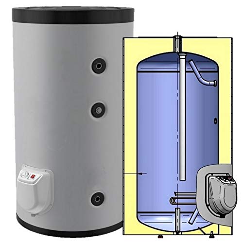 Elektrospeicher, Standspeicher, Warmwasserspeicher leistungsstarker Boiler mit 3 kW Heizleistung und Zirkulationsanschluß in der Größe 200 L Liter von G2 Energy Systems