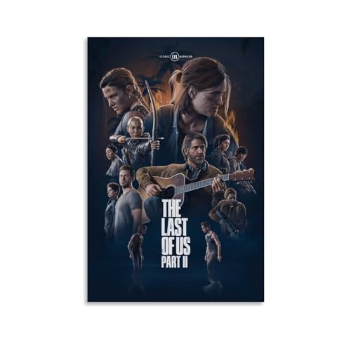 GAGALU Poster "The Last Of Us Part 2", dekoratives Gemälde, Leinwand, Wandposter und Kunstdruck, moderne Familienschlafzimmer-Dekoration, Poster, 20 x 30 cm von GAGALU