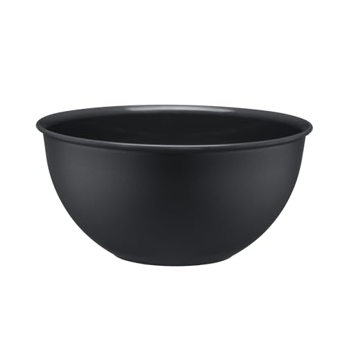 GALICJA MOLLY Teig Rührschüssel Kunststoff – Plastikschüssel Groß – Langlebige Backschüssel – Küchenschüssel Robust & Funktionell – Hefeteigschüssel – Mixing Bowl Anthrazit 1000ml 16x16x8cm von GALICJA