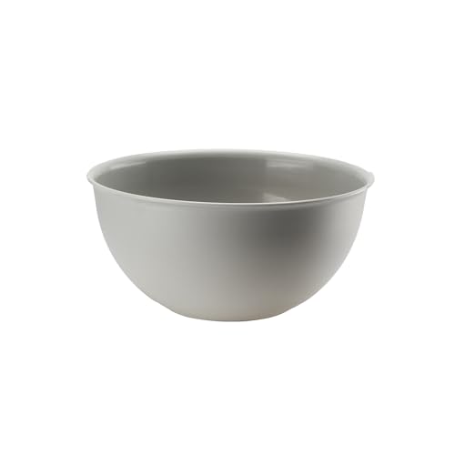 GALICJA MOLLY Teig Rührschüssel Kunststoff – Plastikschüssel Groß – Langlebige Backschüssel – Küchenschüssel Robust & Funktionell – Hefeteigschüssel – Mixing Bowl Grau 2000ml 20x20x9,5cm von GALICJA