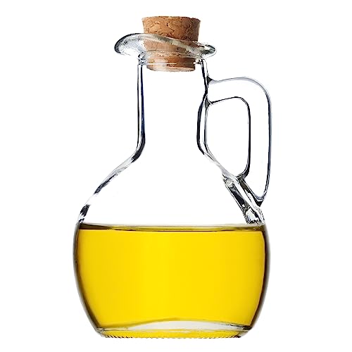 GALICJA Ölspender OLIVIA – Öl und Essigspender – Flaschen zum Befüllen – Ölspenderflasche – Olivenölflasche – Flaschen Ausgießer für Olivenöl– Essig Öl Karaffe – 165ml von GALICJA