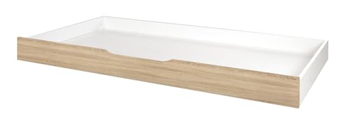 Gami Teotea Option Schublade, Weiß/Sonoma L200, L 199 x H 18 x T 93 von Gami