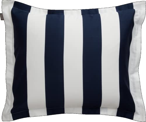 GANT Bold Stripe Kissenbezug einzeln Farbe Marine Größe 80x80 von GANT