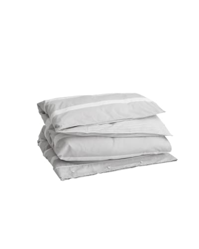 GANT Oxford Stripe Bettdeckenbezug einzeln 135x200cm Farbe Grey von GANT