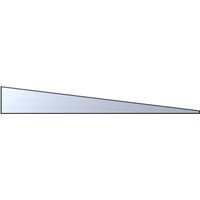 GARDENDREAMS Keilfenster, Breite: 500 cm, Aluminium, anthrazit - grau von GARDENDREAMS