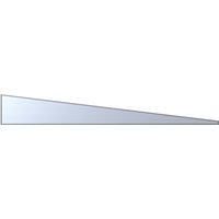 GARDENDREAMS Keilfenster, Breite: 500 cm, Aluminium, grau von GARDENDREAMS