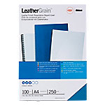 GBC Einbanddeckel A4 LeatherGrain 250 g/m² Blau 100 Stück von GBC