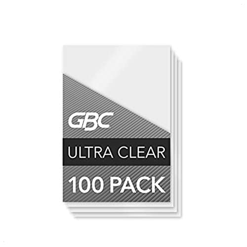 GBC Thermo-Laminierfolien/-beutel, ID-Kartengröße, 5 mm, Heißsiegel, ultra-transparent, 100 Stück (56005) von GBC