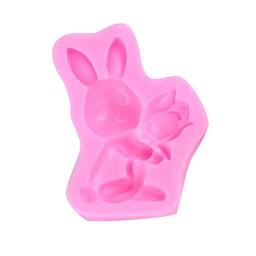 Silikonform Ostern, Osterhasen Backform DIY Hase Silikonform Backform Silikonform Ostern Ei Kaninchen Kuchenbackform Ostern Form für Machen Schokolade, Kuchen, Kekse (B, One Size) von GBEN