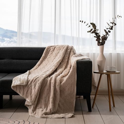 GD Home Mehrzweckdecke | Tagesdecke Doppelseitige Decke | 100% Polyester Ganzjahresdecke Gemütlich, leicht, weich, atmungsaktiv Sofa Blanket | Decke für Erwachsene | Weiche Decke für Couch von GD Home