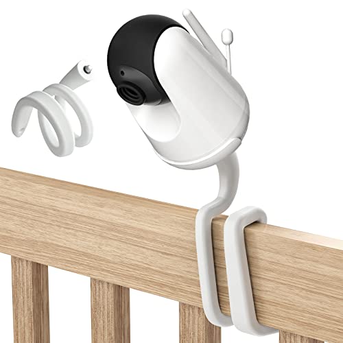 Flexible Halterung für Babyphone Universal Baby Monitor Halterung,Baby Kamera Halter,Krippe Kamera Ständer mit 1/4 Schraube Twist Kompatibel mit Arlo, Motorola, Hello Baby und den Monitorkameras von GDWD