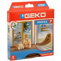Geko - EPDM-Klebedichtung Profil p, braun, 6m x 9mm von GEKO