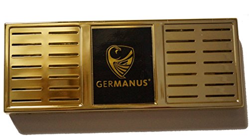 GERMANUS Premium Humidor Befeuchter XL Gold inkl. Magnet Halterung und Anleitung von GERMANUS