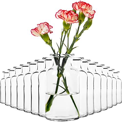 Giessle® 15x Vasen Dekoflasche (13cm) Vase Set Väschen Blumenvase Tischvase Blumenväschen von GIESSLE