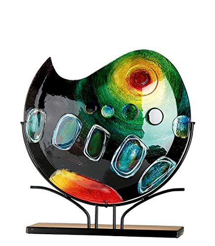 GILDE GLAS art Vase - Dekoobjekt - Geschenke für Frauen H 47 cm von GILDE GLAS art