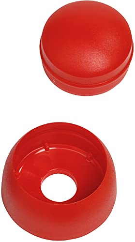 GK Schraubenabdeckung/Bolzenabdeckung rot, für Spielturm/Schaukel, Paket: 10 Stück (Rot) von GK