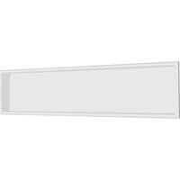 Edelstahl Wandnische 30 x 122 cm (weiß) - weiß von GLASDEALS