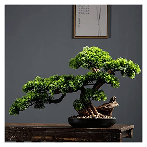 GLDWEY Artificial Bonsai Tree Fake Plant Artificial Indoor Plants in Pot Pine Bonsai Plant for Home Office Bedroom Decoration Decorating bedrooms, Living Rooms, Restaurants, Hotels, etc. von GLDWEY