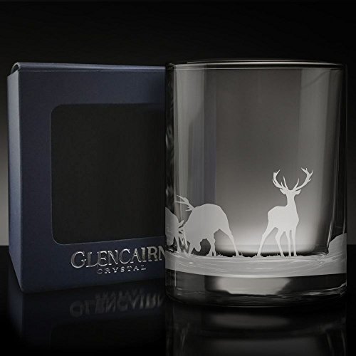 GLENCAIRN Whiskyglas mit Schottenhirsch Skyline geätzt 17 cl von GLENCAIRN