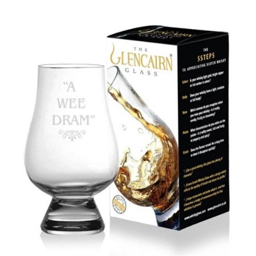 Offizielles Glencairn Whisky-Verkostungsglas – A Wee Dram 1 2 4 6 8 von GLENCAIRN