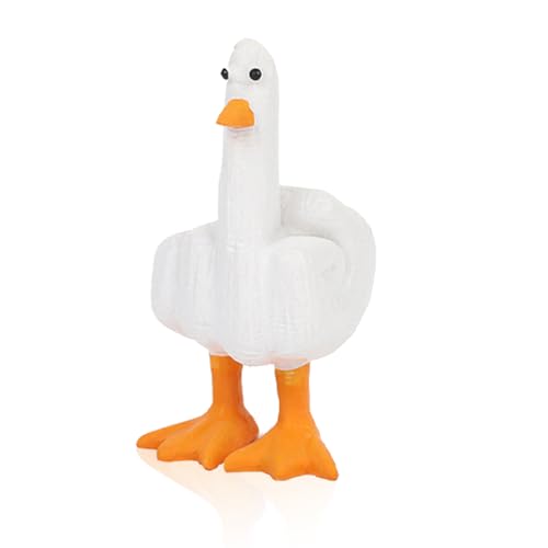 GNHG Mittelfinger Ente | Duck You Ente Mittel-Finger | Lustige Kunsthandwerk | Harz Enten Ornament Skulptur Deko für Zuhause Desktop, Schreibtisch, Heim Dekoration 1 Stück von GNHG