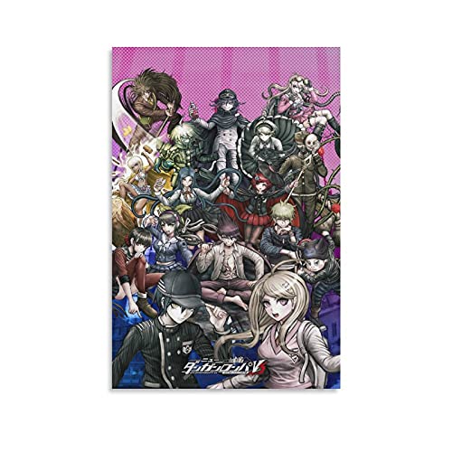 GNKIO Anime Danganronpa V3 Art Poster Bedroom Decoration (2) Leinwand Kunst Poster und Wand Kunst Bild Druck Moderne Familie Schlafzimmer Dekor Poster 12x18inch(30x45cm) von GNKIO