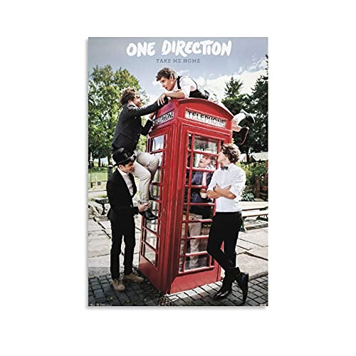 GNKIO One Direction Take Me Home (2) Leinwand Kunst Poster und Wand Kunst Bild Druck Moderne Familie Schlafzimmer Dekor Poster 16x24inch(40x60cm) von GNKIO