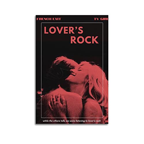 GOSER French Exit Tv Girl Lovers Rock Poster Dekorative Malerei Leinwand Wandkunst Wohnzimmer Poster Schlafzimmer Malerei,Wandkunst Bilddruck Moderne Familienzimmer Dekor 12x18inch(30x45cm) von GOSER