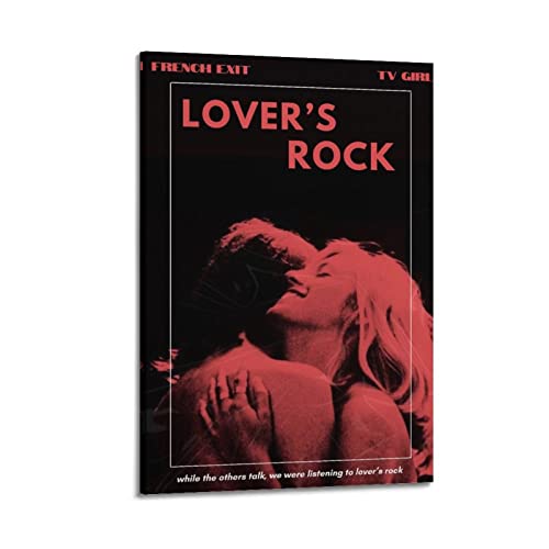 GOSER French Exit Tv Girl Lovers Rock Poster Dekorative Malerei Leinwand Wandkunst Wohnzimmer Poster Schlafzimmer Malerei,Wandkunst Bilddruck Moderne Familienzimmer Dekor 12x18inch(30x45cm) von GOSER