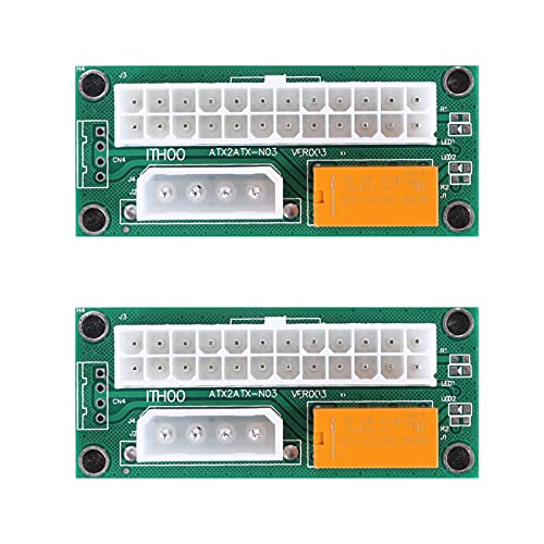 GOSER PSU Multiple Netzteil Adapter, Add2Psu ATX 24 Pin zu Molex 4Pin Anschluss für BTC von GOSER