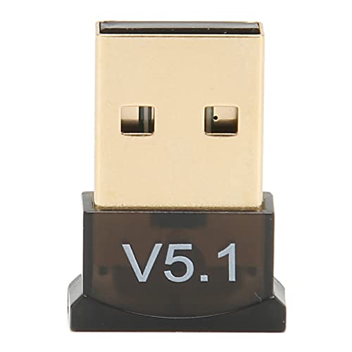 GOWENIC USB BT Adapter V5.1, Große Abdeckung, Tragbarer Kabelloser BT 5.1 Adapter für Privatanwender, ohne Laufwerk, Tragbar und Kompakt, für Win 7 8 10 11, für von GOWENIC